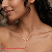 Round V Shaped Necklace